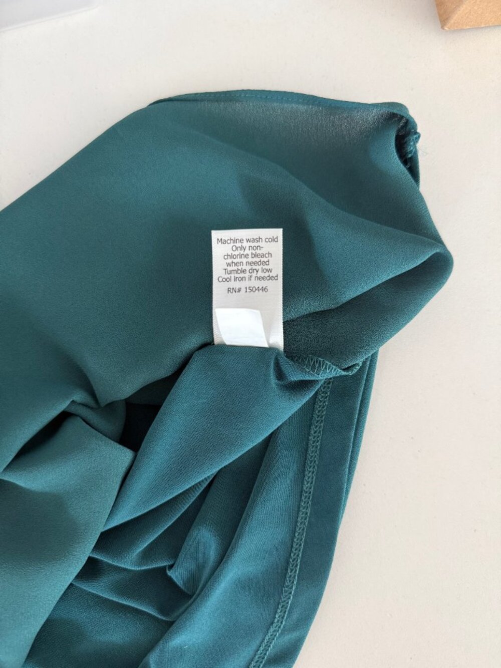 41 Hawthorn | Teal Lace Detail Tank Blouse | 1X - Picture 8 of 10